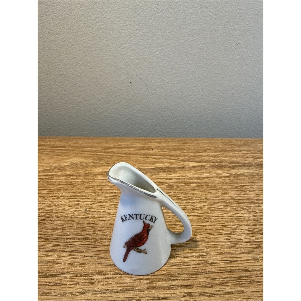 Kentucky Souvenir‎ Miniature Pitcher Cardinal Branch Travel Fun